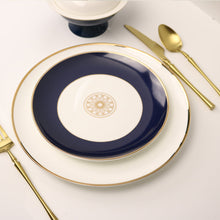 Load image into Gallery viewer, New Sapphire Blue Jewel Salad Plate- Set of 4