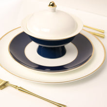 Load image into Gallery viewer, Navy Versaille Soup Bowl-Set of 4