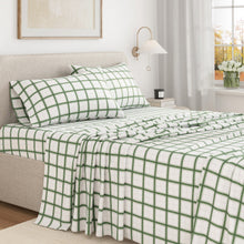 Load image into Gallery viewer, Turkish Cotton Flannel Sheet Set - Plaid &amp; Stripe Collection