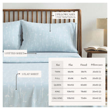 Load image into Gallery viewer, Turkish Cotton Flannel Sheet Set - Elevated Lodge Collection
