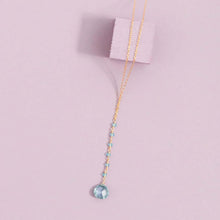 Load image into Gallery viewer, Aquamarine Quartz Mini Yoga Pendant