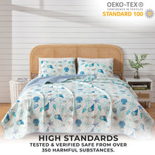 Load image into Gallery viewer, Coastal Quilt Set Bali Collection
