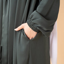 Load image into Gallery viewer, Premium Nida Zoom Open Abaya 3-Piece Set (MOA239)