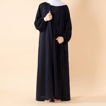 Load image into Gallery viewer, Premium Nida Zoom Open Abaya 3-Piece Set (MOA239)
