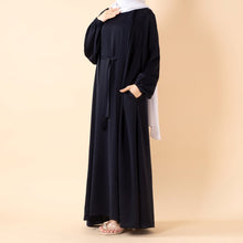 Load image into Gallery viewer, Premium Nida Zoom Open Abaya 3-Piece Set (MOA239)