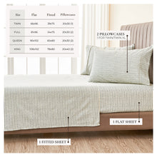 Load image into Gallery viewer, Striped Sheet Set - Evette Collection