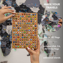 Load image into Gallery viewer, 3D LUMINOUS LED Wooden World Map 2.0 Nordik