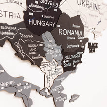 Load image into Gallery viewer, 3D Europe Wooden Map Nordik