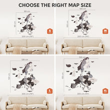 Load image into Gallery viewer, 3D Europe Wooden Map Nordik
