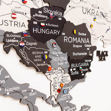 Load image into Gallery viewer, 3D Europe Wooden Map Nordik