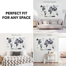 Load image into Gallery viewer, 3D Wooden World Map Nordik