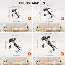 Load image into Gallery viewer, Wooden Map of Italy – Nordik
