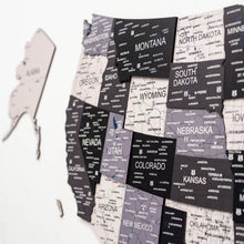 Load image into Gallery viewer, Wooden 3d Map of USA - Nordik