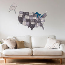 Load image into Gallery viewer, Wooden 3d Map of USA - Nordik