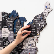 Load image into Gallery viewer, Wooden 3d Map of USA - Nordik