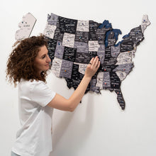 Load image into Gallery viewer, Wooden 3d Map of USA - Nordik