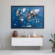 Load image into Gallery viewer, 3D Wooden Panel World Map - Nordik