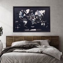 Load image into Gallery viewer, 3D Wooden Panel World Map - Nordik