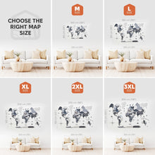 Load image into Gallery viewer, 3D Wooden World Map Nordik