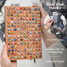 Load image into Gallery viewer, 3D Wooden World Map Nordik