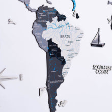 Load image into Gallery viewer, 2D Wooden World Map Nordik