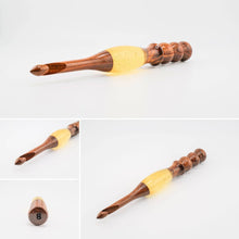 Load image into Gallery viewer, Sparkle Rosewood Crochet Hook