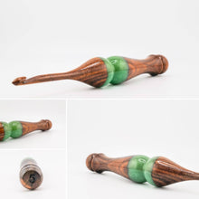 Load image into Gallery viewer, Sparkle Rosewood Crochet Hook