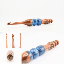Load image into Gallery viewer, Sparkle Rosewood Crochet Hook