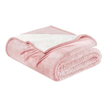 Load image into Gallery viewer, Velvet Plush Sherpa Bed Blanket - Sherpa Fleece Collection