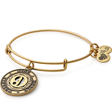 Load image into Gallery viewer, Number 9 Charm Bangle Bracelet | Worldly, Kind, and Noble