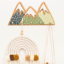 Load image into Gallery viewer, Nursery Mountain Wall Hooks