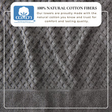 Load image into Gallery viewer, Cotton Diamond Waffle Weave Bath Towel Set - Grayson Collection
