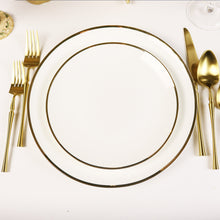 Load image into Gallery viewer, Narrow Gold Rim Salad Plate Plate- Set of 4