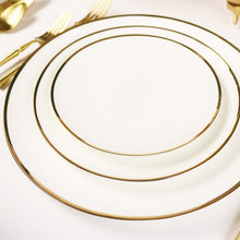 Load image into Gallery viewer, Narrow Gold Rim Salad Plate Plate- Set of 4