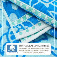 Load image into Gallery viewer, Cotton Velour Beach Towel - Maui Collection
