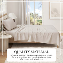 Load image into Gallery viewer, 100% Organic Cotton Jersey Knit Sheets