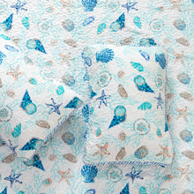 Load image into Gallery viewer, Coastal Quilt Set Bali Collection