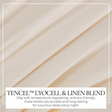 Load image into Gallery viewer, TENCEL™ Lyocell &amp; Linen Blend Sheet Set - Magdalena Collection