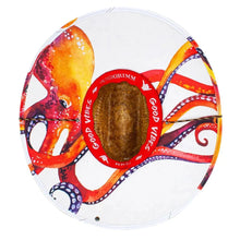 Load image into Gallery viewer, Peter Grimm Octopus - Straw Lifeguard Hat