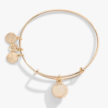 Load image into Gallery viewer, October Birthstone Charm Bangle, Rose