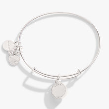 Load image into Gallery viewer, October Birthstone Charm Bangle, Rose