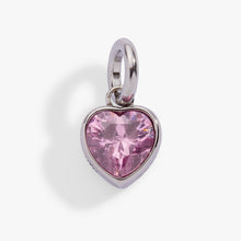 Load image into Gallery viewer, October 'Serenity' Heart Birthstone Charm