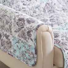 Load image into Gallery viewer, Reversible Floral Patchwork Furniture Protector - Maribel Collection
