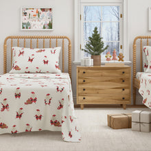 Load image into Gallery viewer, Turkish Cotton Christmas Flannel Sheet Set - Whittaker Collection