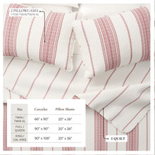Load image into Gallery viewer, Stripe Quilt - Wesley Collection