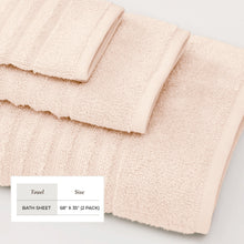 Load image into Gallery viewer, Luxury Combed Cotton Bath Towel Set - Karina Collection