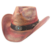 Load image into Gallery viewer, Bullhide Only Me - Bangora Straw Cowgirl Hat