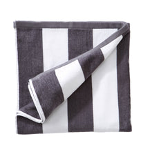 Load image into Gallery viewer, Cotton Velour Cabana Stripe Beach Towel - Novia Collection