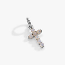 Load image into Gallery viewer, Opal Cross Interchangeable Charm