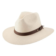 Load image into Gallery viewer, Bullhide Open Land- Panama Straw Fedora Hat